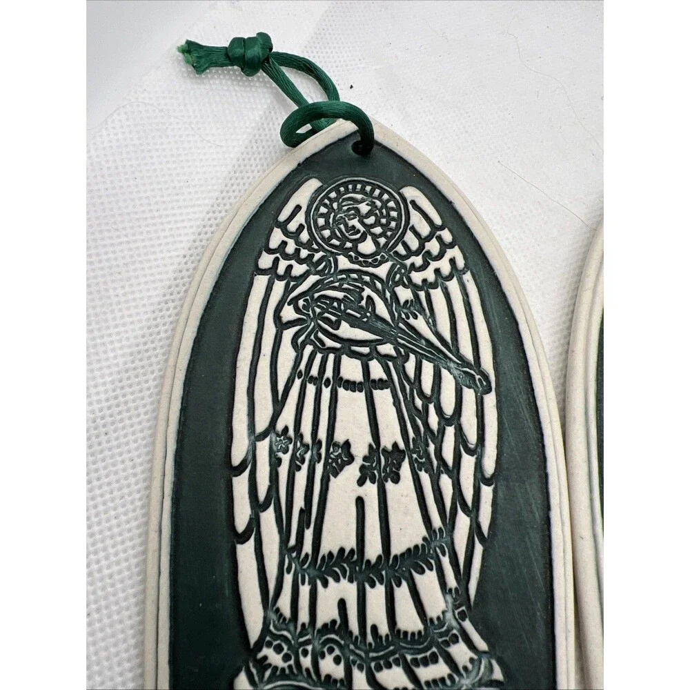 3 angel music musician christmas ornaments unique classic harp horn guitar